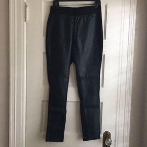 NWT Tinley Road Faux Leather Knit Legging Pant